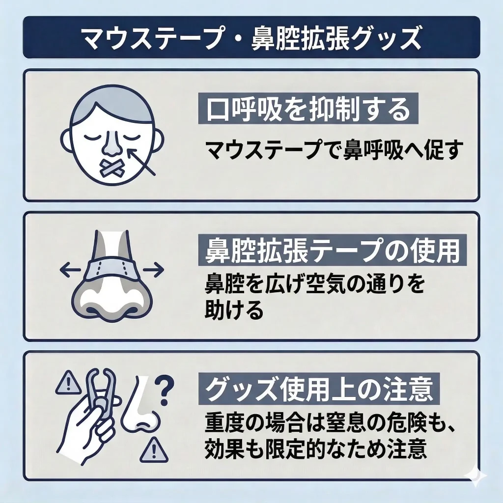 マウステープ・鼻腔拡張グッズ