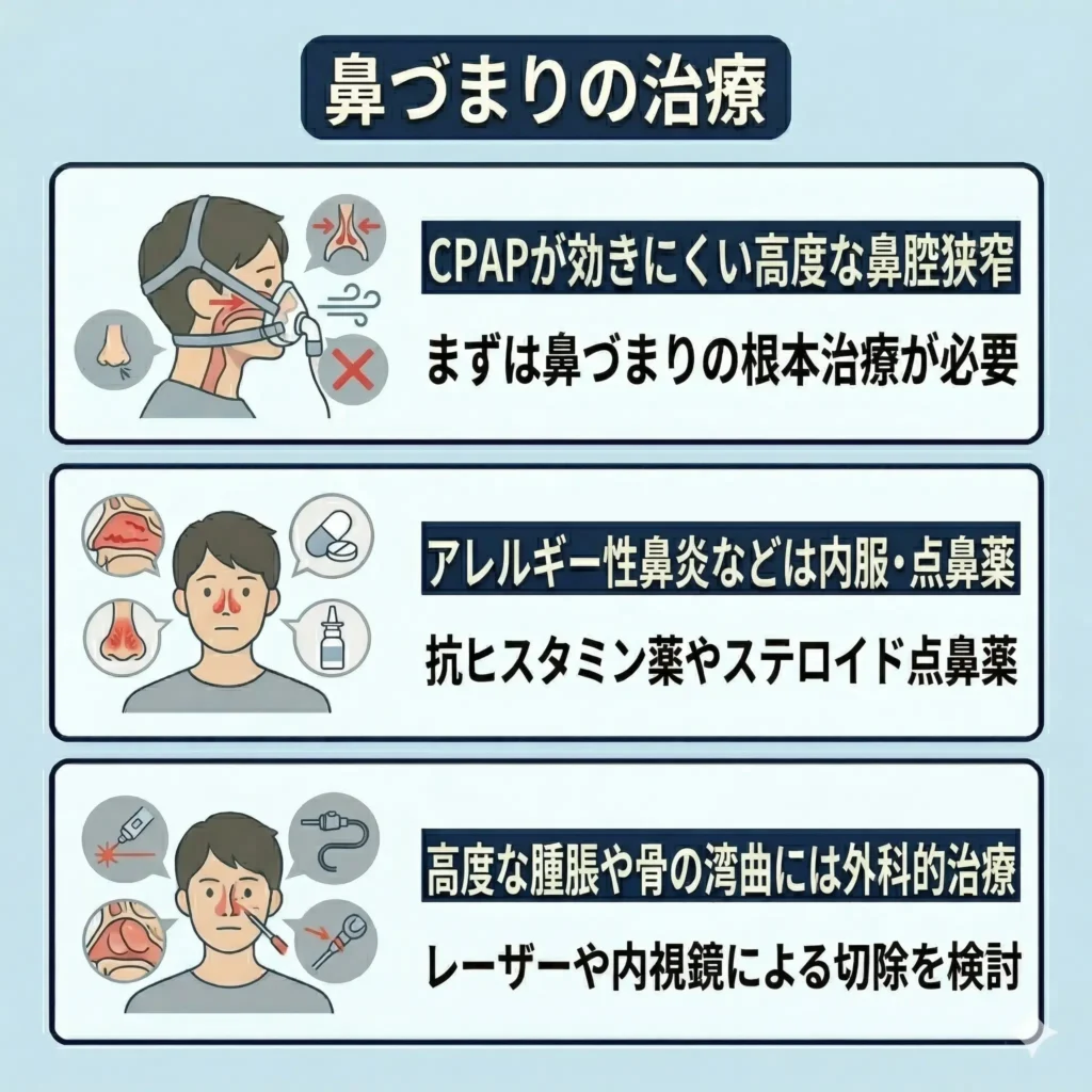 鼻づまりの治療