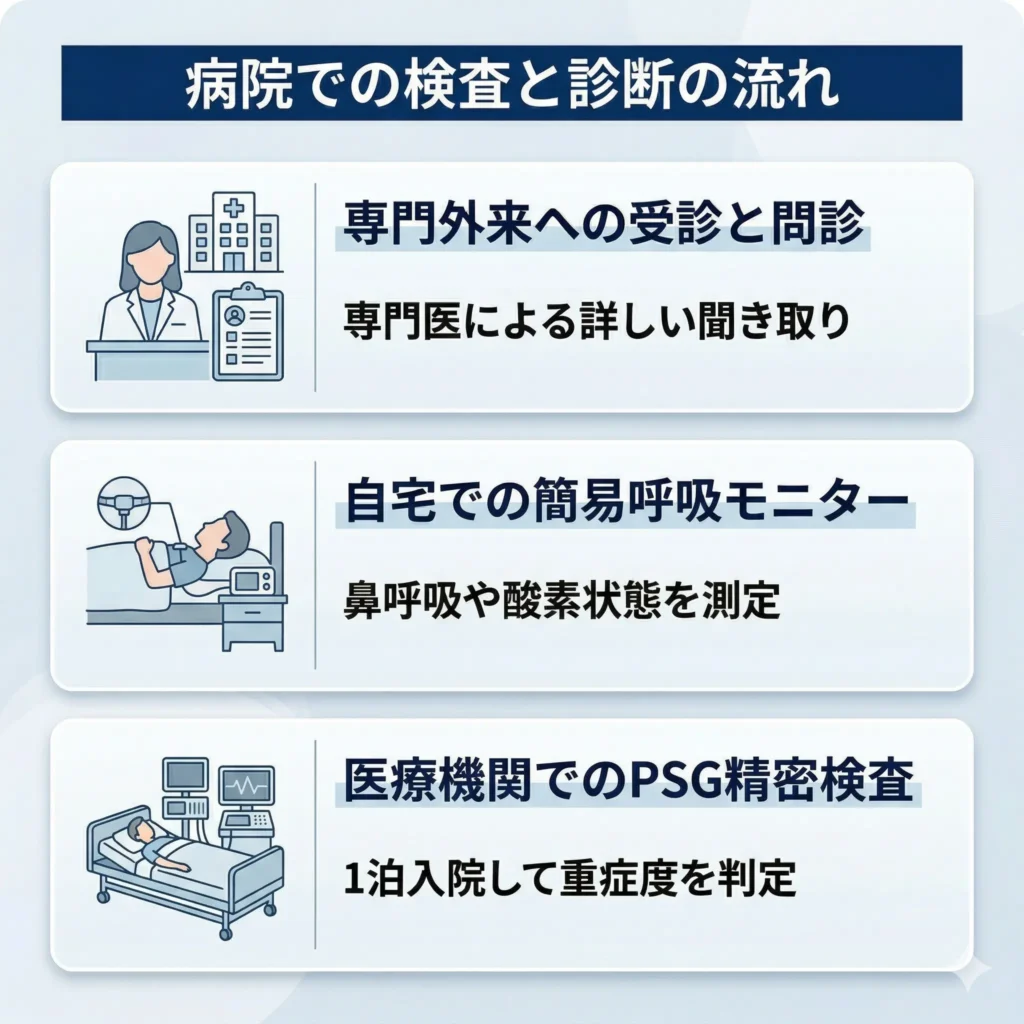 病院での検査と診断の流れ