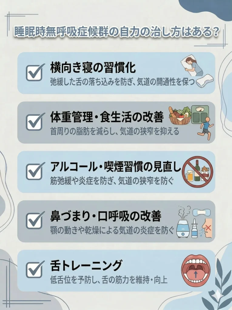 自力で治そうとしてもうまくいかない理由